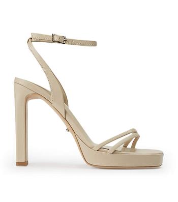 Tony Bianco Dandy Vanilla Capretto 11.5cm Strappy hæler Lyse Gul | NOXBR39329