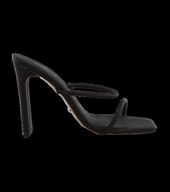 Tony Bianco Florence Black Galaxy 11cm Brude hæler Svarte | NOCVG17522