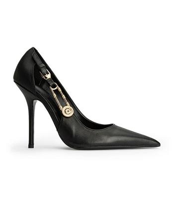 Tony Bianco Glow Black Como 11cm Stiletthæler Svarte | GNOUC84766