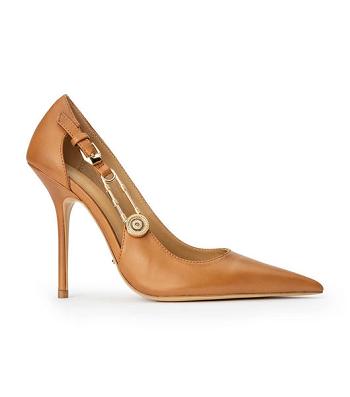 Tony Bianco Glow Tan Como 11cm Court Sko Brune | ANOWC30394