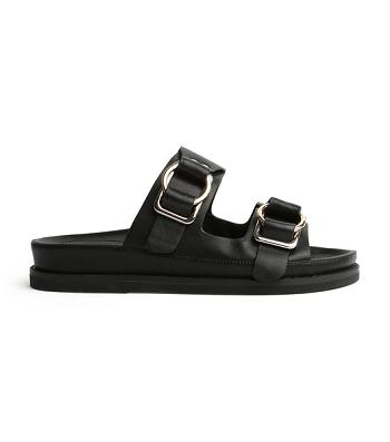 Tony Bianco Hunter Black Como 3.5cm Sandaler Svarte | UNOTG49623