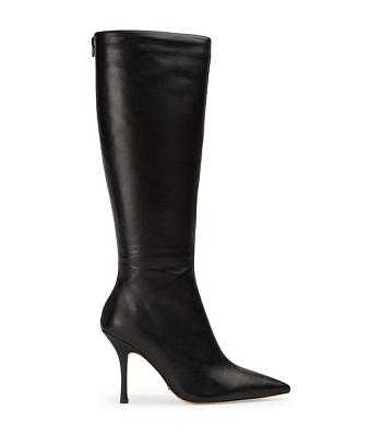 Tony Bianco Kortez Black Venice 9.5cm Mid Calf Boots Svarte | ANOWC83465