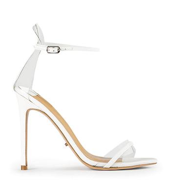 Tony Bianco Kosumi Milk Denver 11cm Stiletthæler Hvite | XNOGW31067