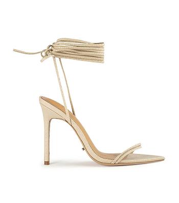 Tony Bianco Millie Vanilla Snake 10.5cm Strappy hæler Lyse Gul | NOXBR56352