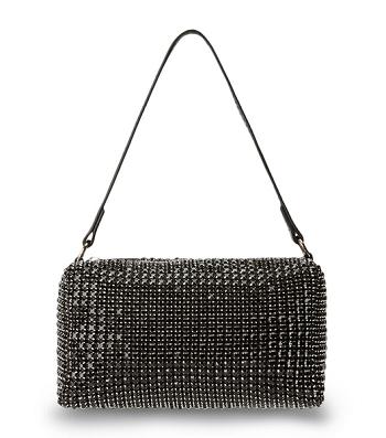 Tony Bianco Moma Black Crystal Mini Handbags Accessories Svarte | NOJKU40874