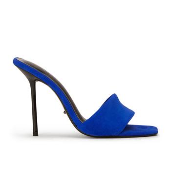 Tony Bianco Natalie Azure Semsket Skinn 10.5cm Stiletthæler Blå | TNOPQ52191