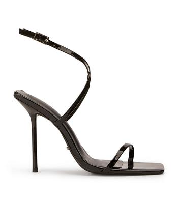 Tony Bianco Naxos Black Patent 10.5cm Strappy hæler Svarte | NOJKU38005