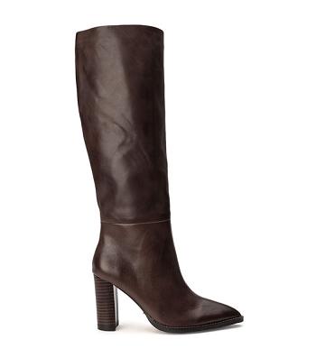 Tony Bianco Skyla Choc Como 9cm Mid Calf Boots Sjokolade | ANOWC29348