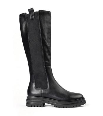 Tony Bianco Winx Black Venice 4.5cm Mid Calf Boots Svarte | NOICD97678